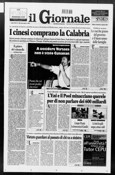 Il giornale : quotidiano del mattino